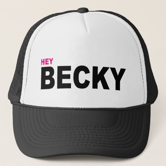 HEY BECKY TRUCKER PET (Voorkant)