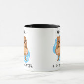 Hey Bestie Comme No Otter Personnalisé Amis Mug (Centre)
