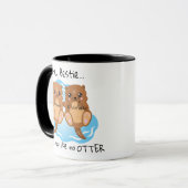 Hey Bestie Comme No Otter Personnalisé Amis Mug (Devant gauche)