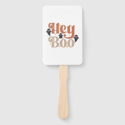 Hey Boo Boho Halloween Hey Boo Ghost Handwaaier (Voorkant)