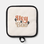 Hey Boo Boho Halloween Hey Boo Ghost Pannenlap (Voorkant)