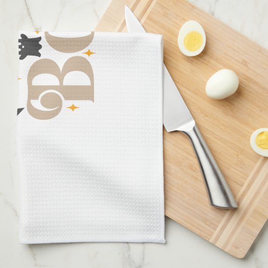 Hey Boo Boho Halloween Hey Boo Ghost Theedoek (Quarter Fold)