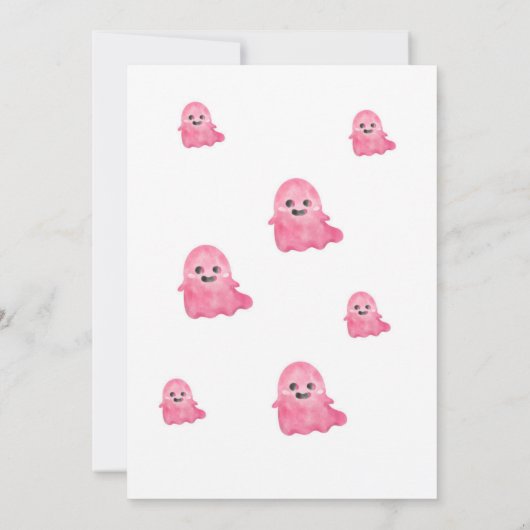 Hey Boo Fun Jote Premier Anniversaire Invitation d (Dos)