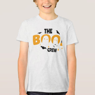 Hey boo Funny Aangepaste Naam Familie Sinaasappel  Tri-Blend Shirt