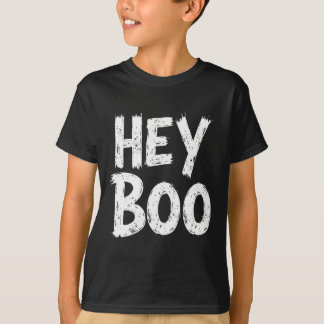 Hey Boo Grappige Halloween Ghost T-shirt