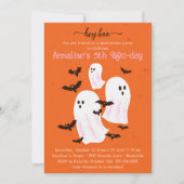 Hey Boo Halloween Fête Invitation - Ghosts mignons (Devant)