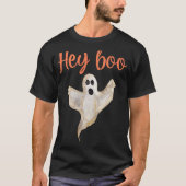 Hey Boo Halloween Ghost Spooky Costume Matching Fa T-shirt (Voorkant)