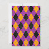 Hey Boo Halloween Invitation d'anniversaire - noir (Dos)