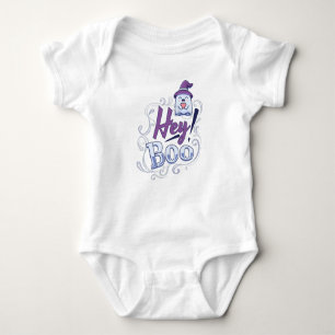 Hey Boo Happy Ghost Heart Spookachtige Decoratie Romper