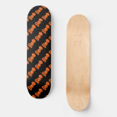 Hey Boo heb ik je bang gemaakt voor typografie en  Skateboard (Voorkant)