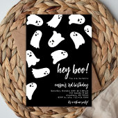 Hey Boo Invitation Anniversaire