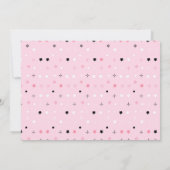 Hey Boo, Invitation d'Halloween rose avec photo (Dos)