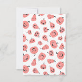 Hey Boo Moderne Halloween Fille Merci d'anniversai (Dos)