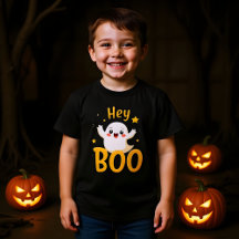 Hey Boo Schattige Halloween Ghost Design