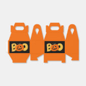 Hey Boo Schattigee Pompoen Typografie Tekenkunst Bedankdoosjes (Uitgevouwen)