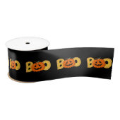 Hey Boo Schattigee Pompoen Typografie Tekenkunst Lint (Spoel)