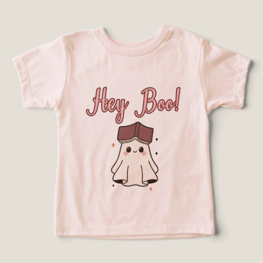 Hey Boo! Toddler T-Shirt (Design voorkant)