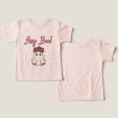 Hey Boo! Toddler T-Shirt (Ontwerp Voorkant & Achterkant)