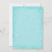 Hey Boo-y Blue Boy Ghost Baby shower Kaart (Achterkant)