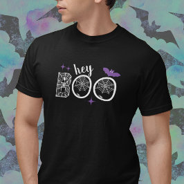 Hey & Bye Boo Halloween Bat en Web T-shirt