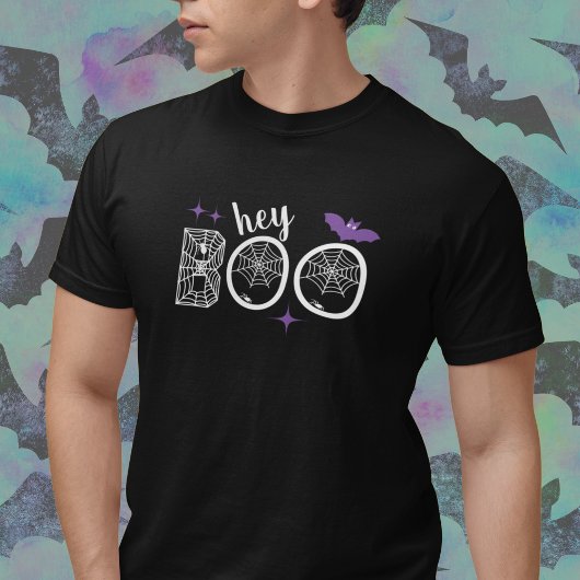 Hey & Bye Boo Halloween Bat en Web T-shirt