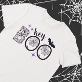 Hey & Bye Boo Halloween Bat en Web Tri-Blend Shirt