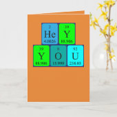 Hey, Carte Anniversaire 2 (Fleur jaune)