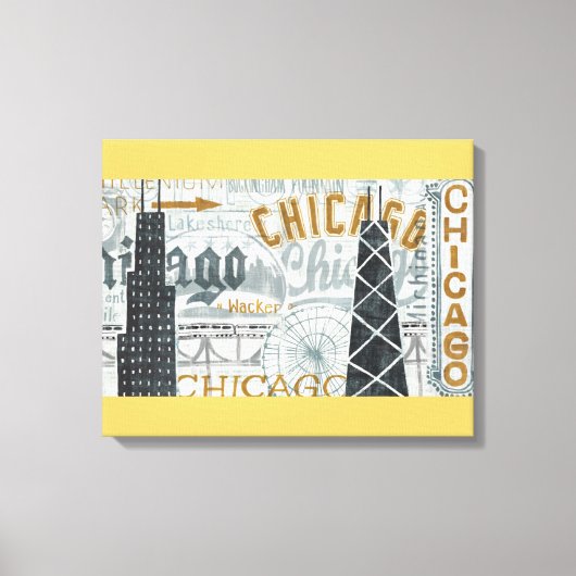 Hey Chicago Canvas Afdruk (Voorkant)