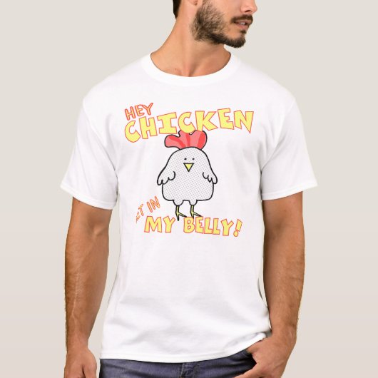 Hey Chicken T-Shirt (Voorkant)