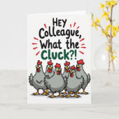 Hey Collègue, Quelle Cliquette Carte (Fleur jaune)