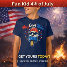 Hey Cool Kids | 4 juli kinder T-shirt