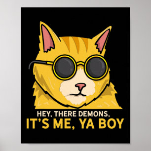 Hey daar demonen zijn me ya jongen - griezelige sp poster