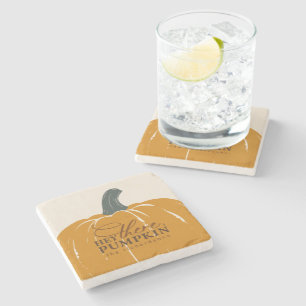 Hey daar pompoen gepersonaliseerde Herfst Stenen Onderzetter