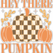 Hey Daar Pumpkin Sticker (Voorkant)
