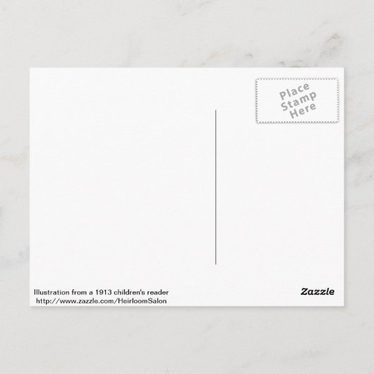 Hey Diddle Diddle Briefkaart (Achterkant)