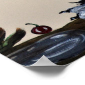 "Hey, Diddle Diddle, de Kat en de Fiddle" Poster (Hoek)