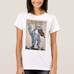 "Hey, Diddle Diddle, de Kat en de Fiddle" T-shirt