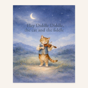 Hey Diddle Diddle – De Kat en de Viool Poster