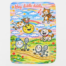 Hey Diddle Diddle Kinderrijm Deken