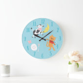 Hey Diddle Diddle Nursery Rhyme Horloge des enfant (Maison)