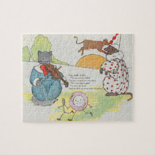 Hey Diddle The Cat en het vioolrijm Legpuzzel