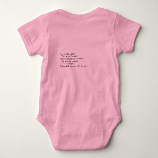 Hey Diddle The Cat en het vioolrijm Romper (Achterkant)