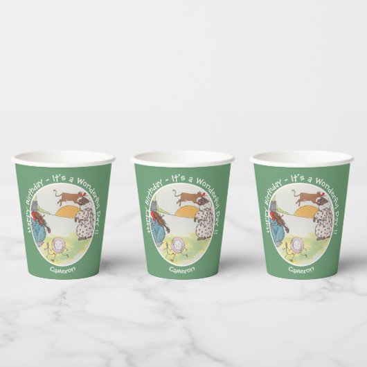 Hey Diddle verjaardagsfeestje Collectie Papieren Bekers (Multi)