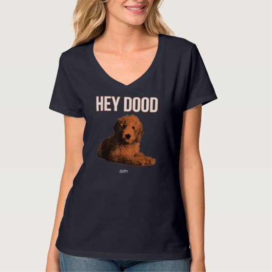 Hey Dood Goldendoodle T-shirt (Voorkant)