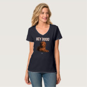 Hey Dood Goldendoodle T-shirt (Voorkant volledig)
