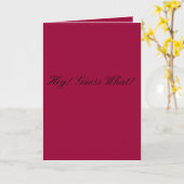 Hey! Gissing wat! Kaart (Gele Bloem)