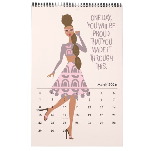 Hey Gurl Designs 2024 Calendrier (Mar 2026)