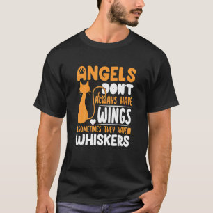 Hey hebben whiskers schattige kat kitty katten mam t-shirt