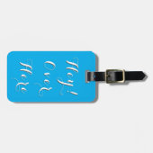 Hey Hier Reis Accessoire bagagelabel (Voorkant horizontaal)