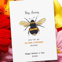 Hey Honey Sweet Bee Moederdag van Husband